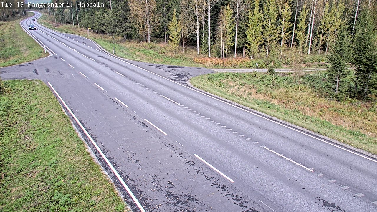 Kelikamerat Kuva Tie 13 Kangasniemi, Häppälä, Kangasniemi, Etelä-Savo