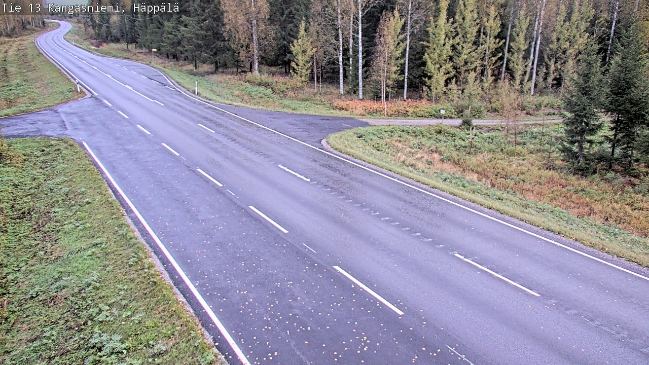 Weather Camera Image Road 13 Kangasniemi, Häppälä, Kangasniemi, Etelä-Savo
