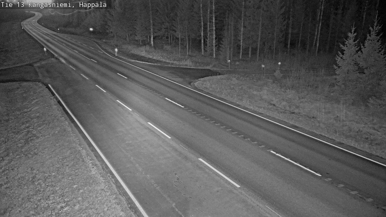 Weather Camera Image Väg 13 Kangasniemi, Häppälä, Kangasniemi, Etelä-Savo