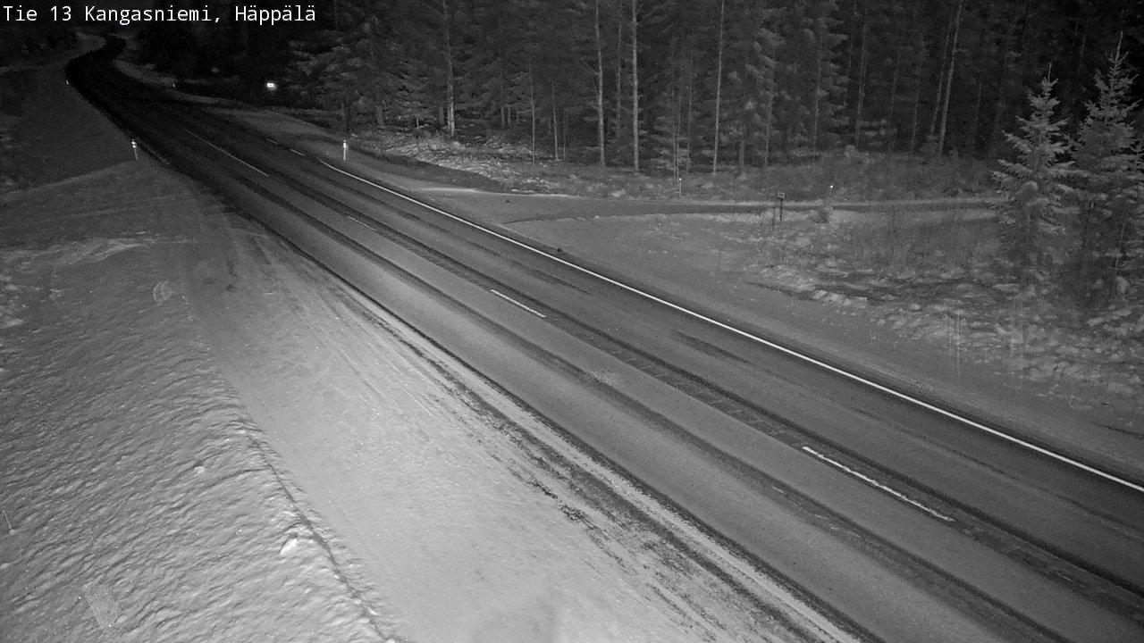Weather Camera Image Road 13 Kangasniemi, Häppälä, Kangasniemi, Etelä-Savo