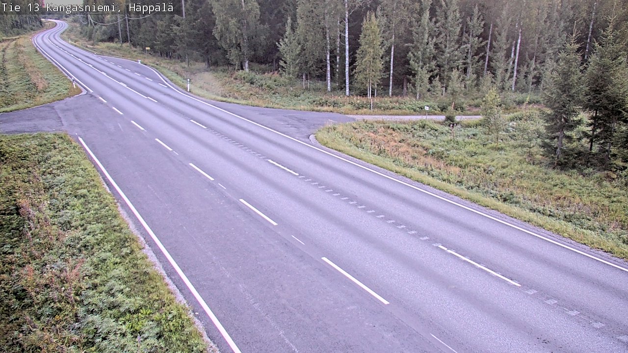 Kelikamerat Kuva Tie 13 Kangasniemi, Häppälä, Kangasniemi, Etelä-Savo