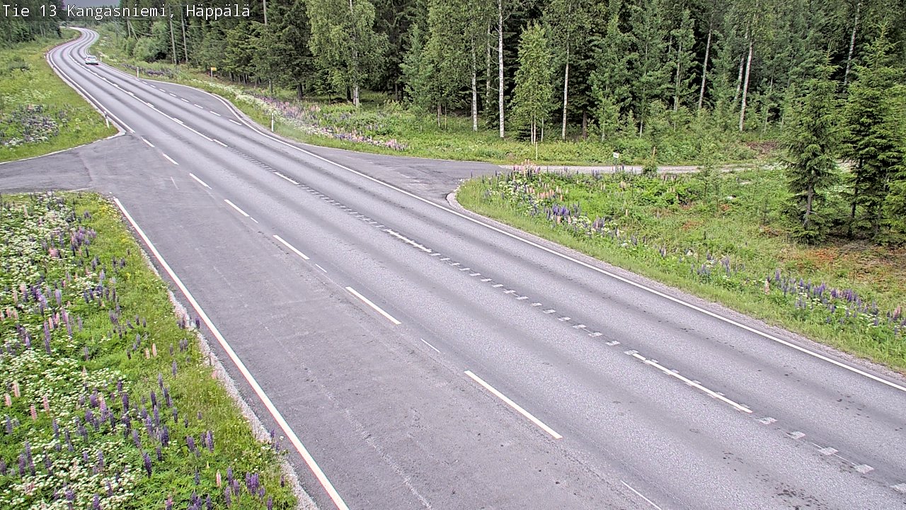 Kelikamerat Kuva Tie 13 Kangasniemi, Häppälä, Kangasniemi, Etelä-Savo
