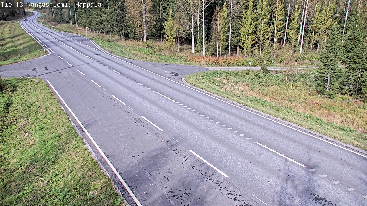 Weather Camera Image Road 13 Kangasniemi, Häppälä, Kangasniemi, Etelä-Savo