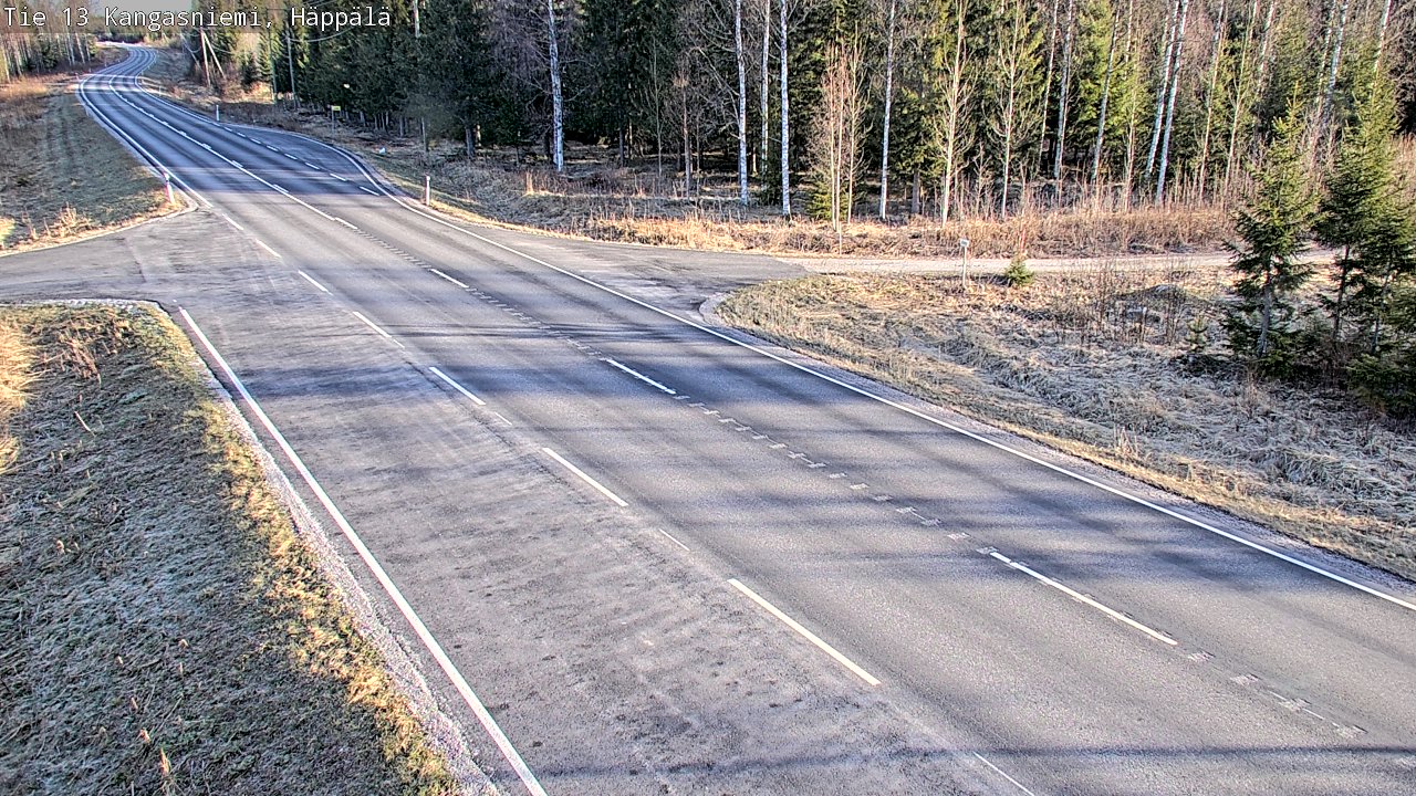 Weather Camera Image Väg 13 Kangasniemi, Häppälä, Kangasniemi, Etelä-Savo