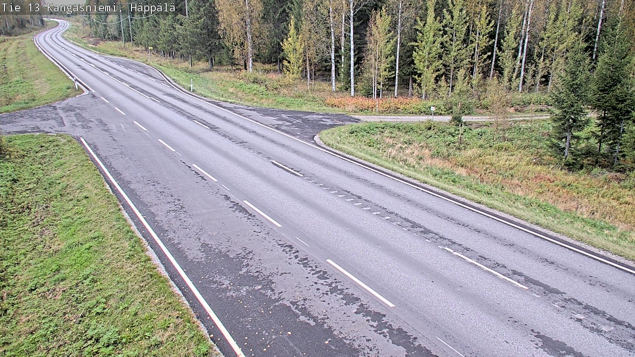 Weather Camera Image Road 13 Kangasniemi, Häppälä, Kangasniemi, Etelä-Savo