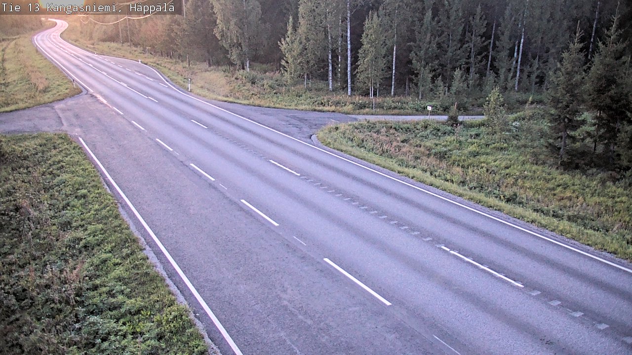 Kelikamerat Kuva Tie 13 Kangasniemi, Häppälä, Kangasniemi, Etelä-Savo
