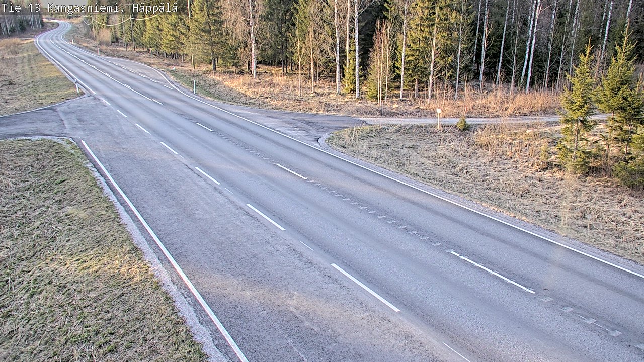 Weather Camera Image Väg 13 Kangasniemi, Häppälä, Kangasniemi, Etelä-Savo