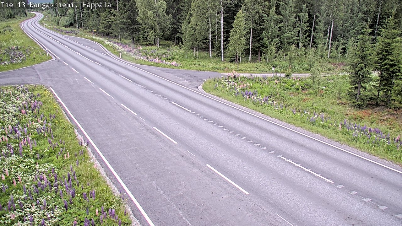 Kelikamerat Kuva Tie 13 Kangasniemi, Häppälä, Kangasniemi, Etelä-Savo