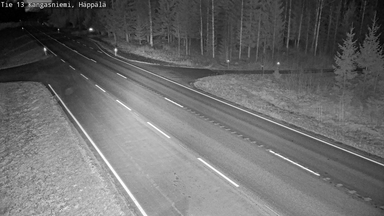 Weather Camera Image Road 13 Kangasniemi, Häppälä, Kangasniemi, Etelä-Savo