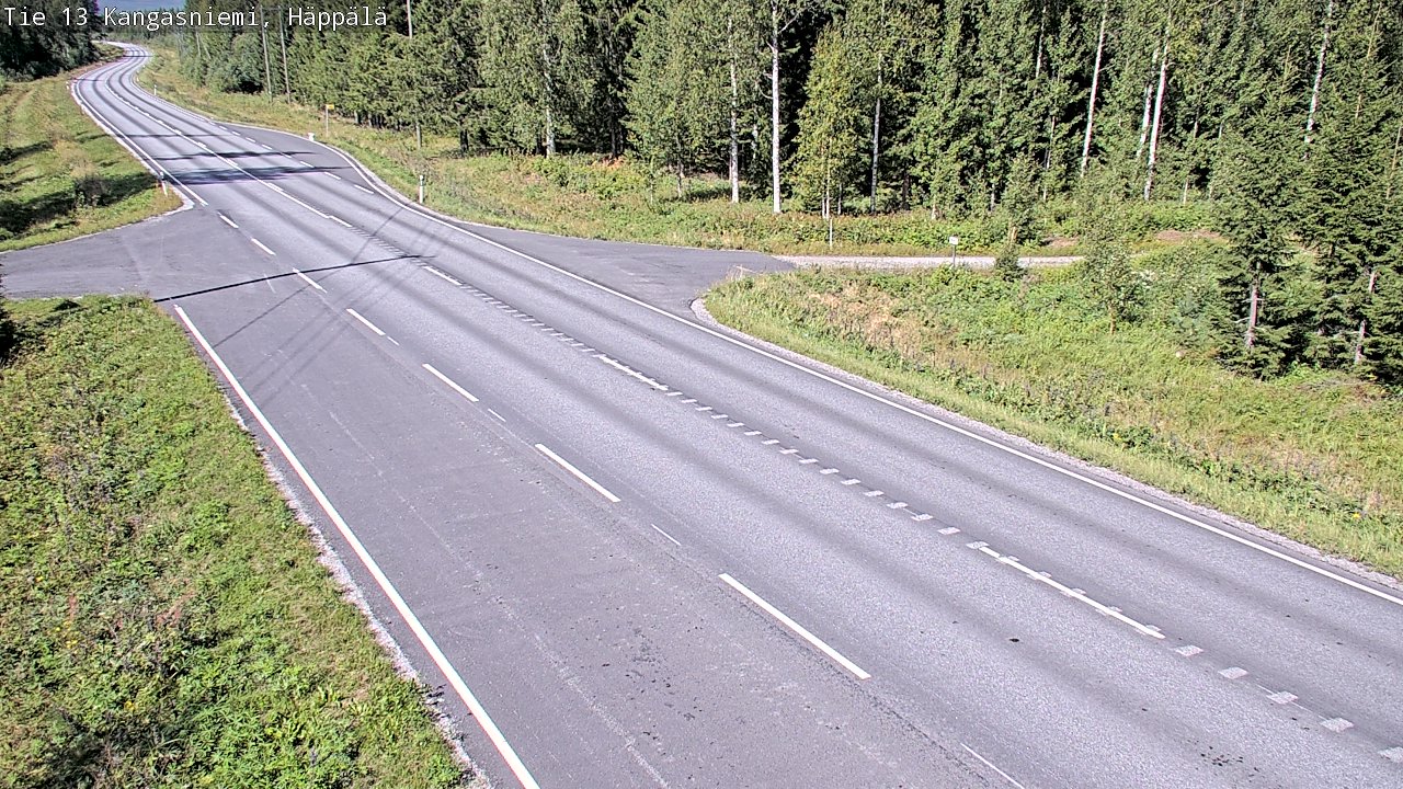 Kelikamerat Kuva Tie 13 Kangasniemi, Häppälä, Kangasniemi, Etelä-Savo