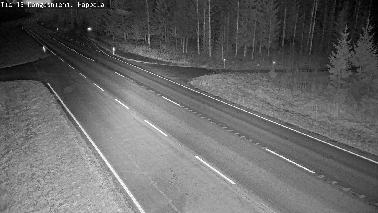 Weather Camera Image Väg 13 Kangasniemi, Häppälä, Kangasniemi, Etelä-Savo