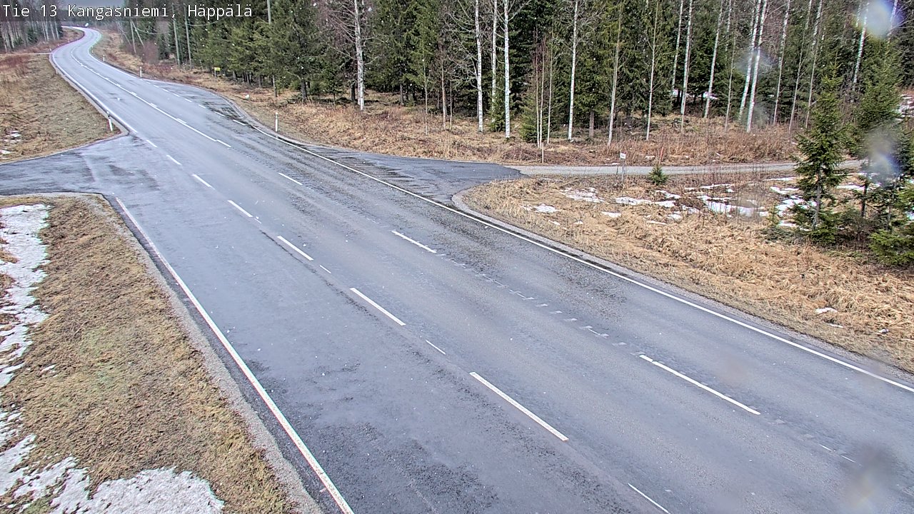 Weather Camera Image Road 13 Kangasniemi, Häppälä, Kangasniemi, Etelä-Savo
