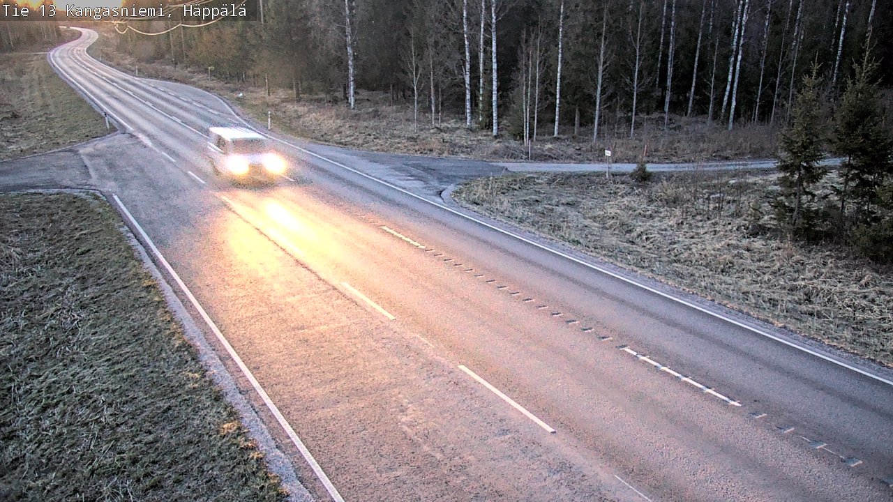 Weather Camera Image Väg 13 Kangasniemi, Häppälä, Kangasniemi, Etelä-Savo