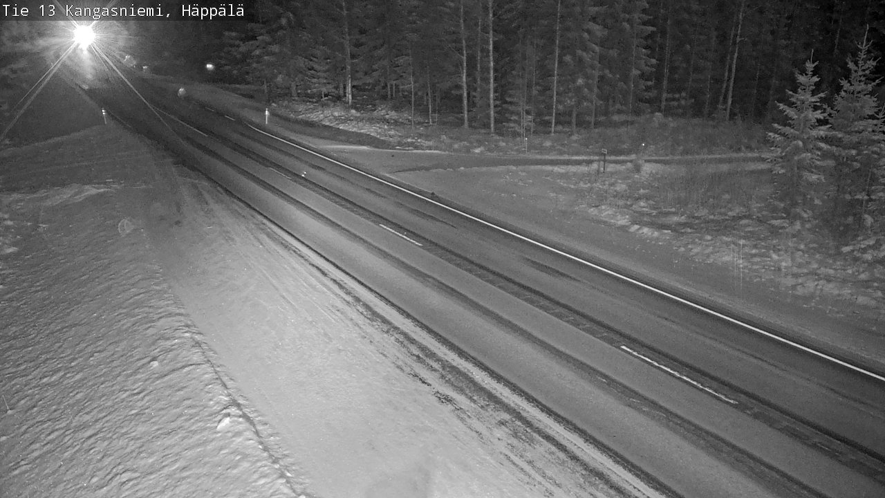 Weather Camera Image Road 13 Kangasniemi, Häppälä, Kangasniemi, Etelä-Savo