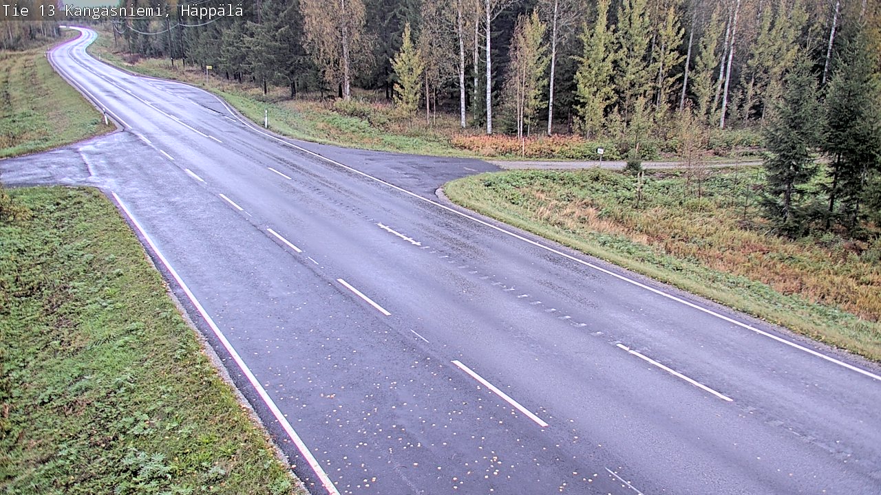 Weather Camera Image Road 13 Kangasniemi, Häppälä, Kangasniemi, Etelä-Savo