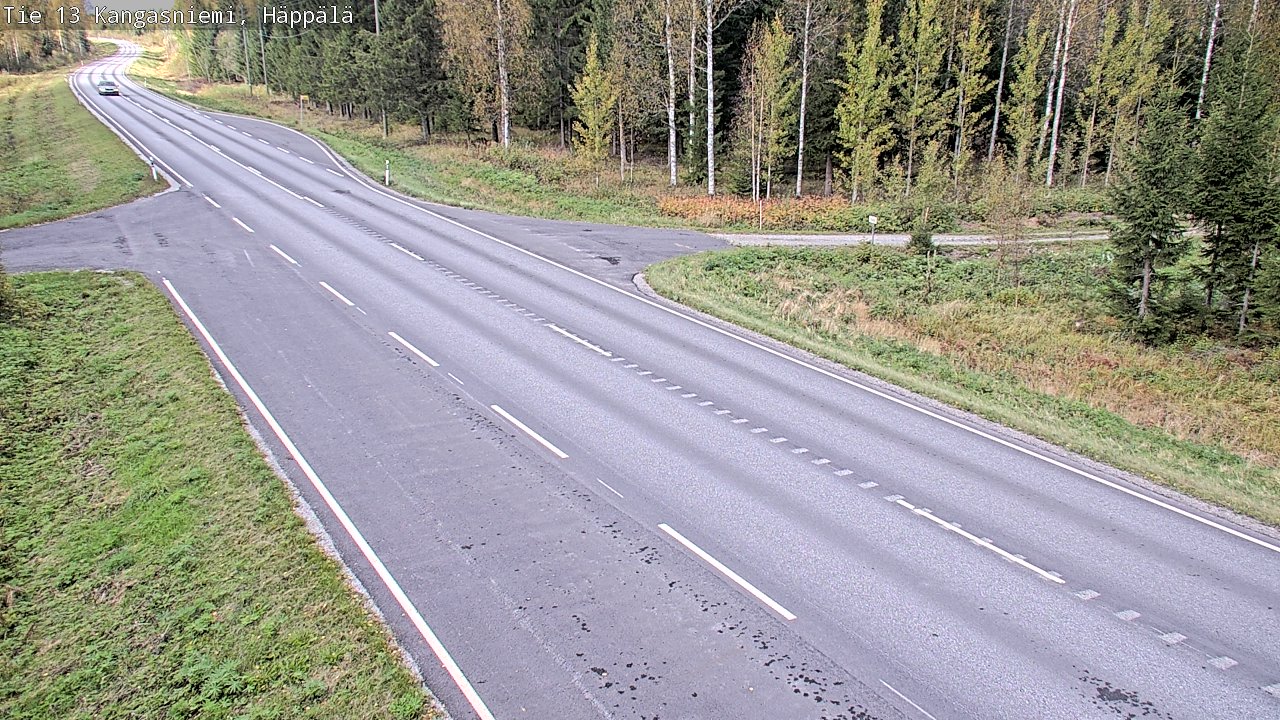 Weather Camera Image Väg 13 Kangasniemi, Häppälä, Kangasniemi, Etelä-Savo