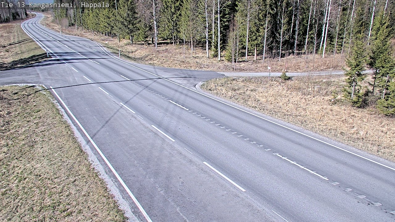 Weather Camera Image Väg 13 Kangasniemi, Häppälä, Kangasniemi, Etelä-Savo