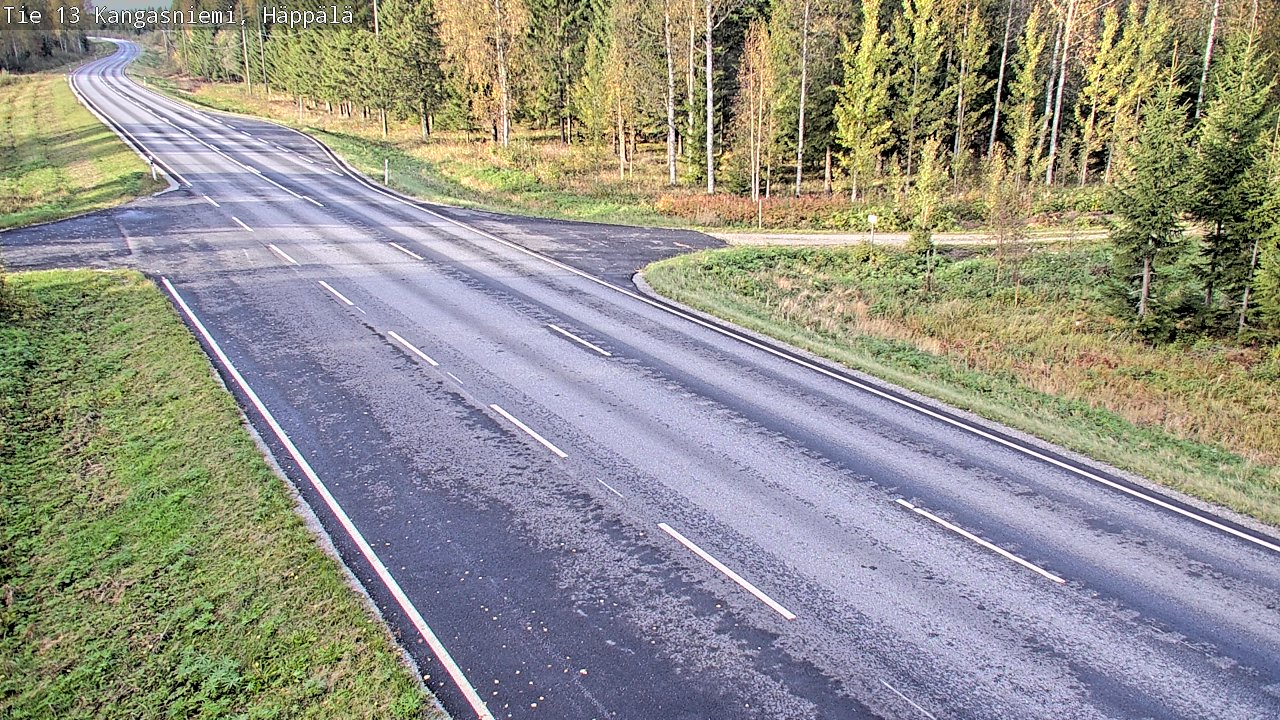 Weather Camera Image Road 13 Kangasniemi, Häppälä, Kangasniemi, Etelä-Savo
