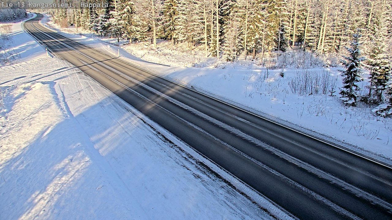 Weather Camera Image Väg 13 Kangasniemi, Häppälä, Kangasniemi, Etelä-Savo