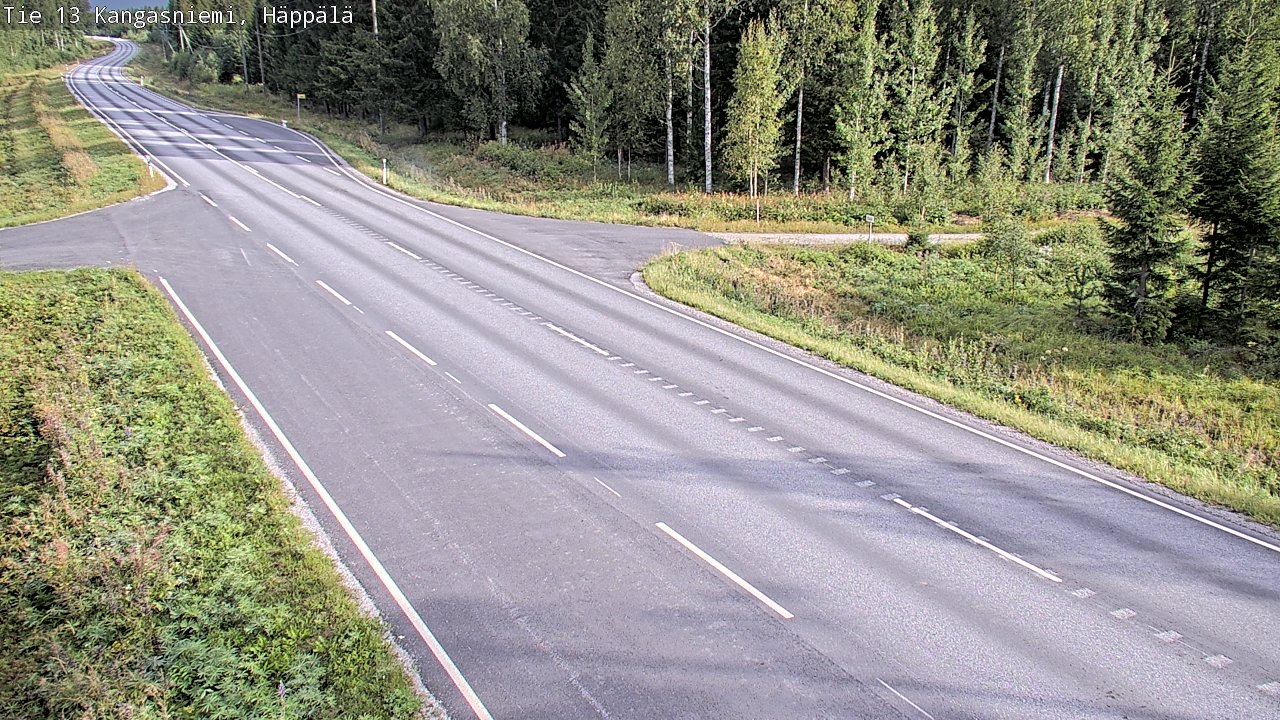Weather Camera Image Road 13 Kangasniemi, Häppälä, Kangasniemi, Etelä-Savo