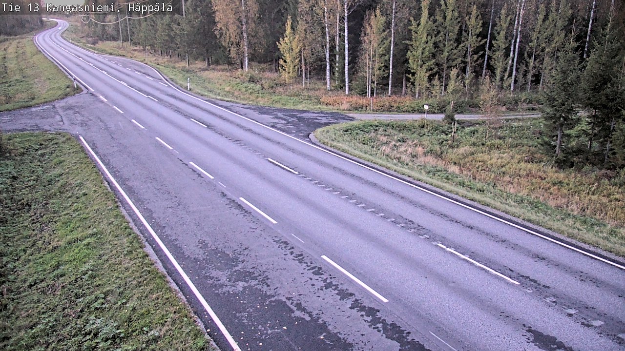 Weather Camera Image Road 13 Kangasniemi, Häppälä, Kangasniemi, Etelä-Savo