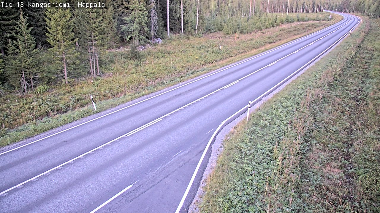 Weather Camera Image Road 13 Kangasniemi, Häppälä, Kangasniemi, Etelä-Savo