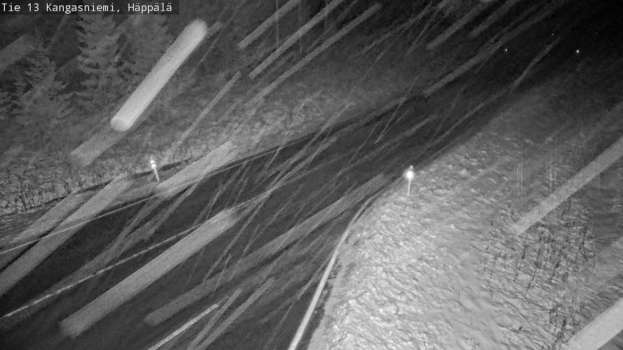 Weather Camera Image Väg 13 Kangasniemi, Häppälä, Kangasniemi, Etelä-Savo