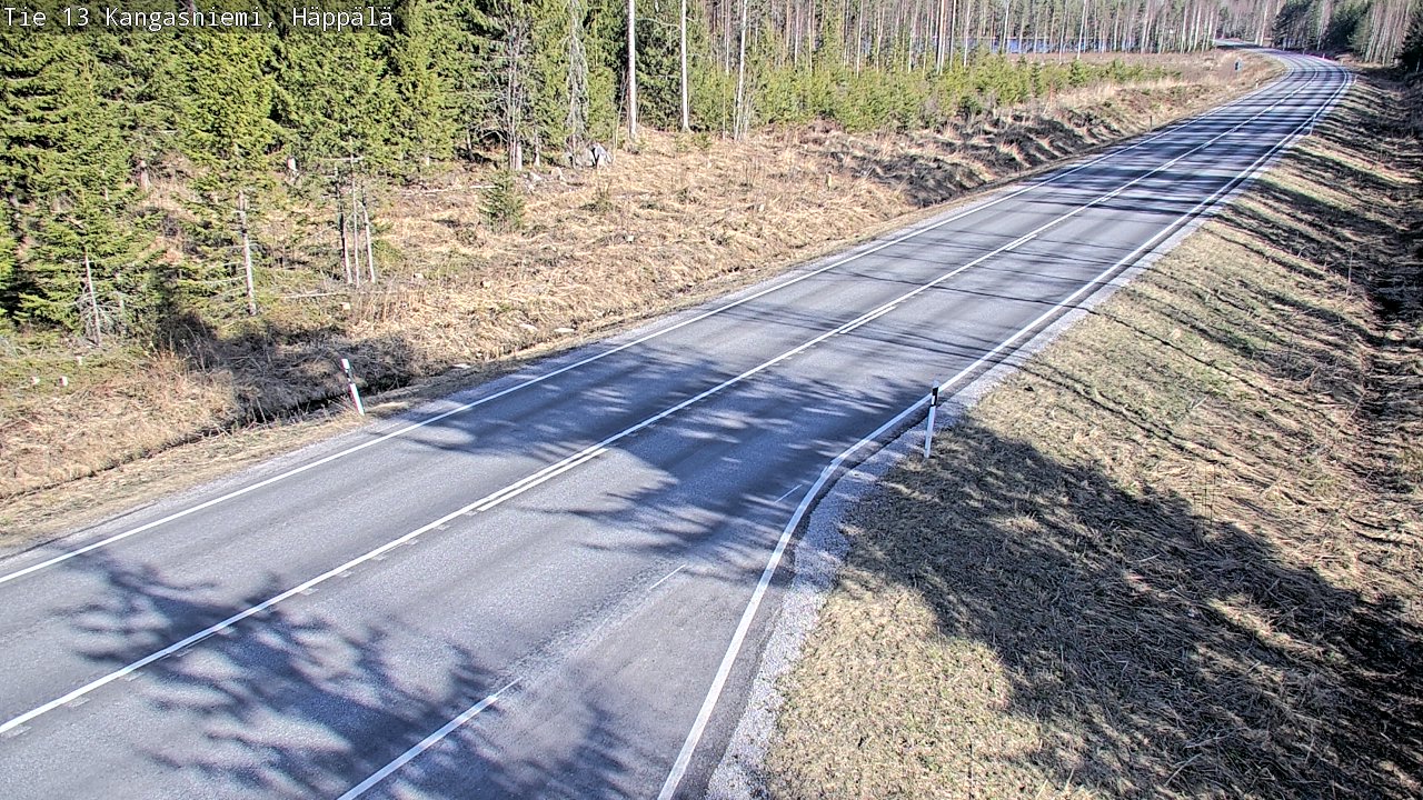 Weather Camera Image Väg 13 Kangasniemi, Häppälä, Kangasniemi, Etelä-Savo