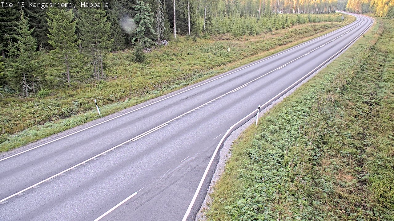 Weather Camera Image Road 13 Kangasniemi, Häppälä, Kangasniemi, Etelä-Savo