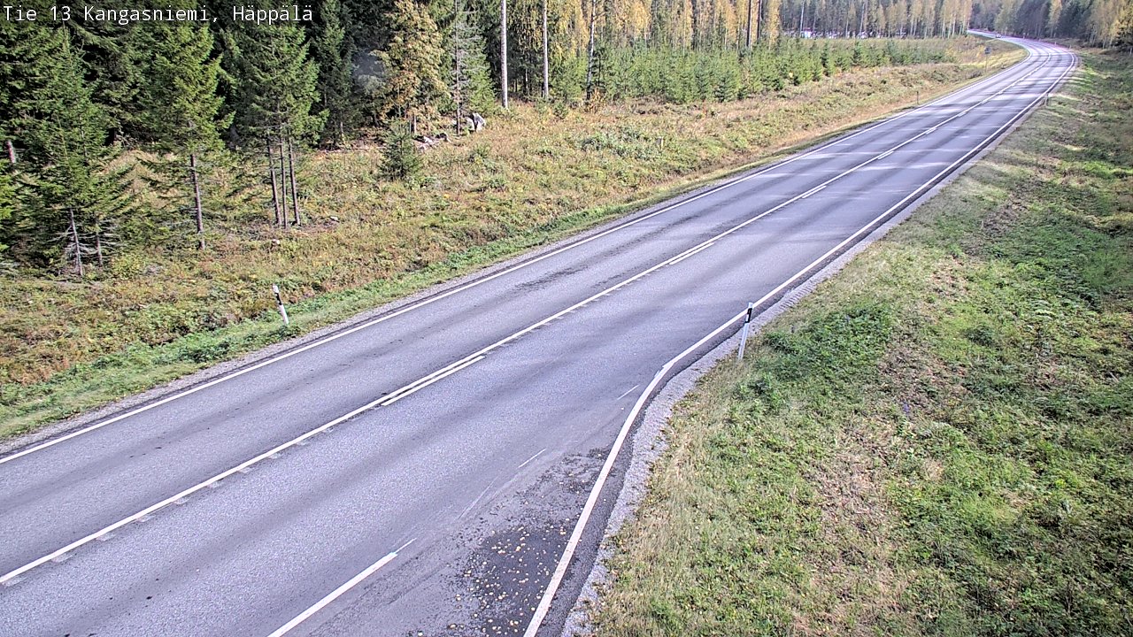 Kelikamerat Kuva Tie 13 Kangasniemi, Häppälä, Kangasniemi, Etelä-Savo