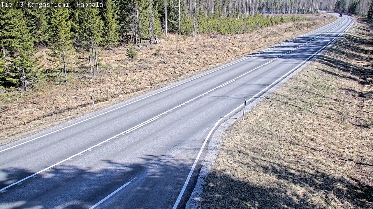 Weather Camera Image Väg 13 Kangasniemi, Häppälä, Kangasniemi, Etelä-Savo