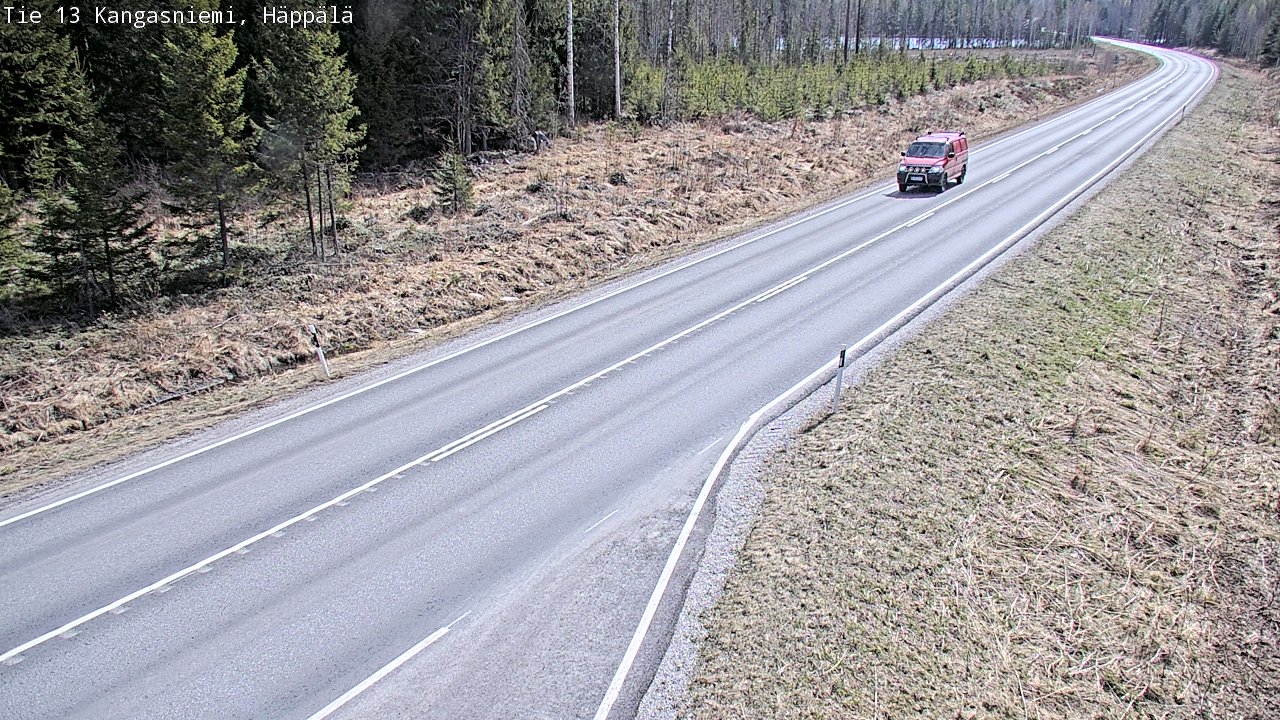 Weather Camera Image Road 13 Kangasniemi, Häppälä, Kangasniemi, Etelä-Savo