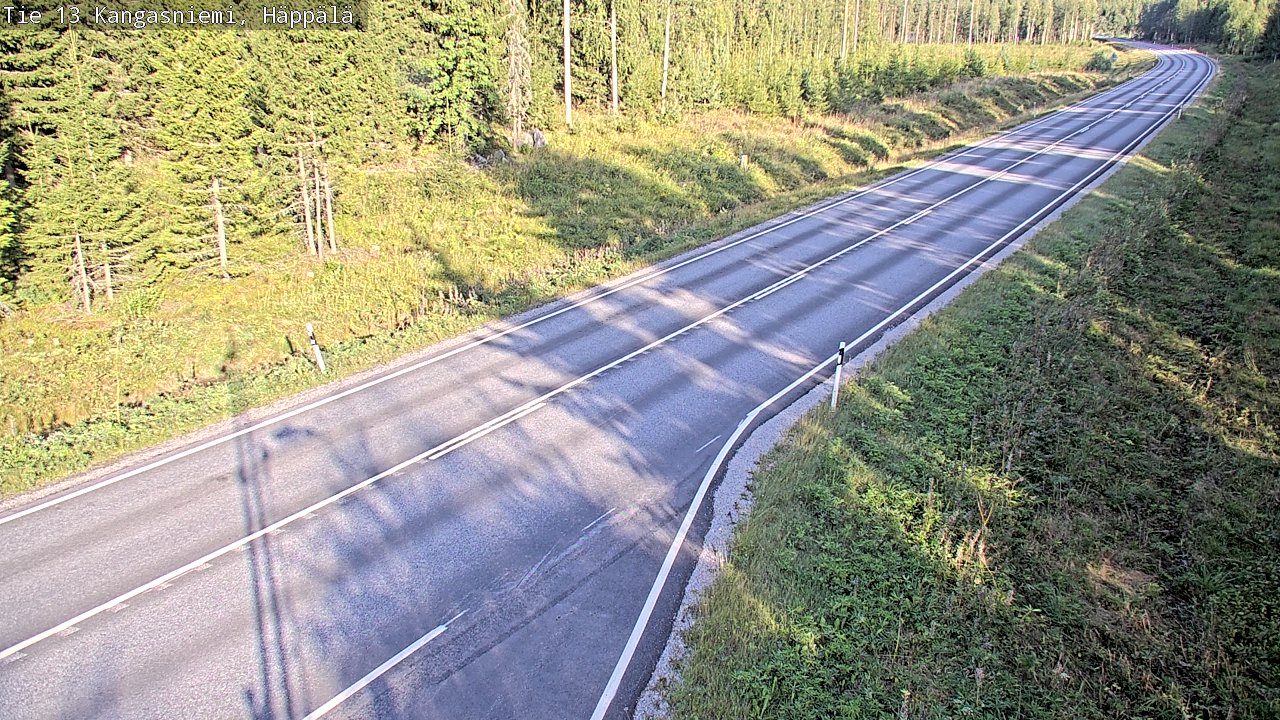 Weather Camera Image Road 13 Kangasniemi, Häppälä, Kangasniemi, Etelä-Savo