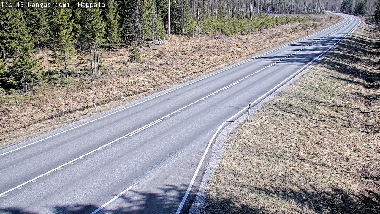 Weather Camera Image Väg 13 Kangasniemi, Häppälä, Kangasniemi, Etelä-Savo