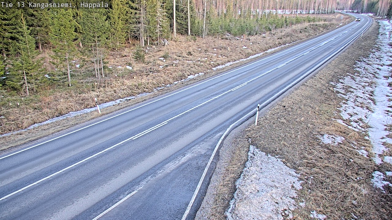 Weather Camera Image Road 13 Kangasniemi, Häppälä, Kangasniemi, Etelä-Savo