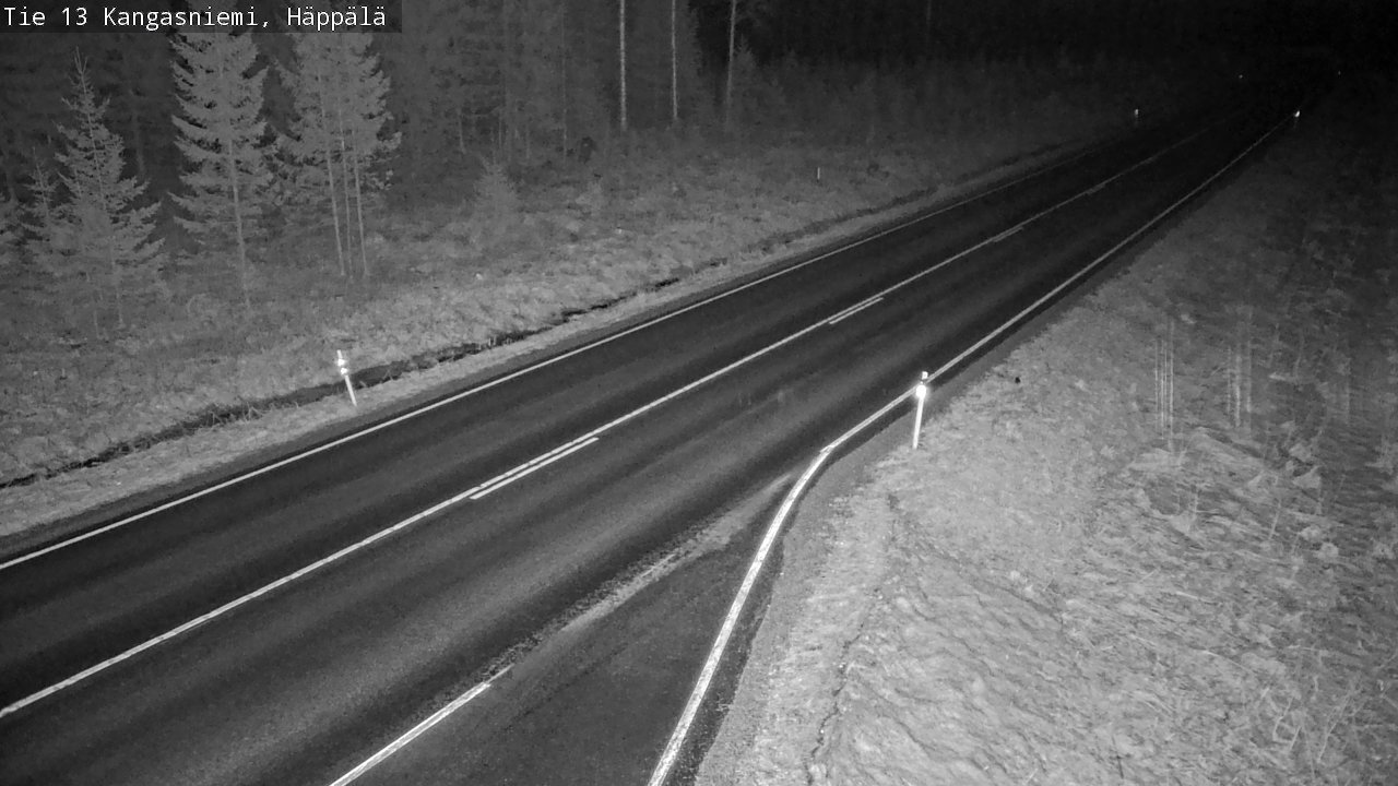 Weather Camera Image Road 13 Kangasniemi, Häppälä, Kangasniemi, Etelä-Savo