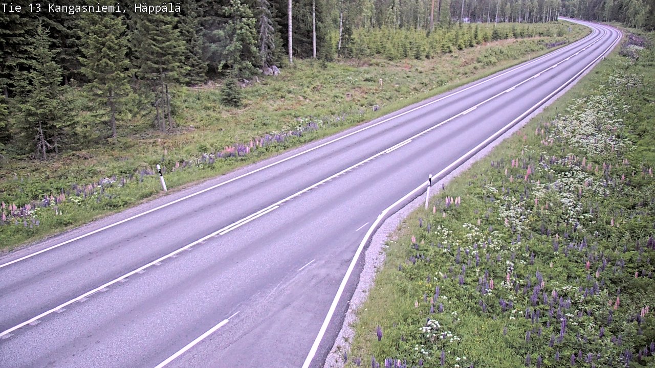 Kelikamerat Kuva Tie 13 Kangasniemi, Häppälä, Kangasniemi, Etelä-Savo