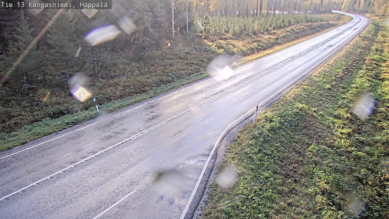 Weather Camera Image Road 13 Kangasniemi, Häppälä, Kangasniemi, Etelä-Savo