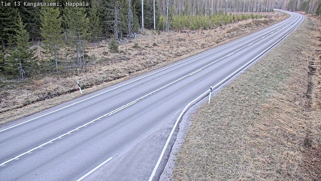 Weather Camera Image Road 13 Kangasniemi, Häppälä, Kangasniemi, Etelä-Savo