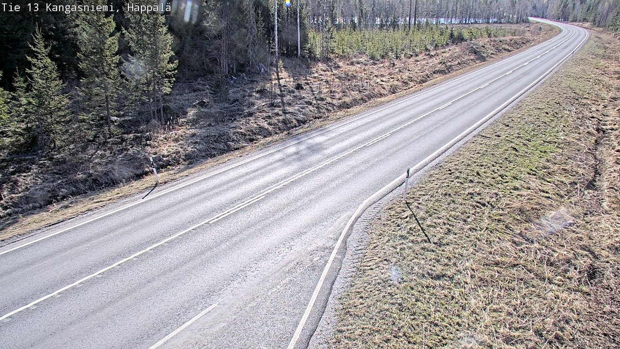 Weather Camera Image Road 13 Kangasniemi, Häppälä, Kangasniemi, Etelä-Savo