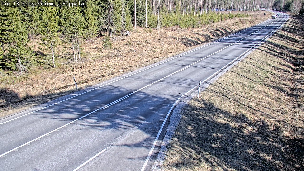Weather Camera Image Väg 13 Kangasniemi, Häppälä, Kangasniemi, Etelä-Savo