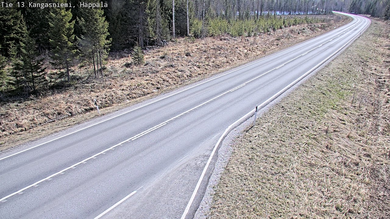 Weather Camera Image Road 13 Kangasniemi, Häppälä, Kangasniemi, Etelä-Savo