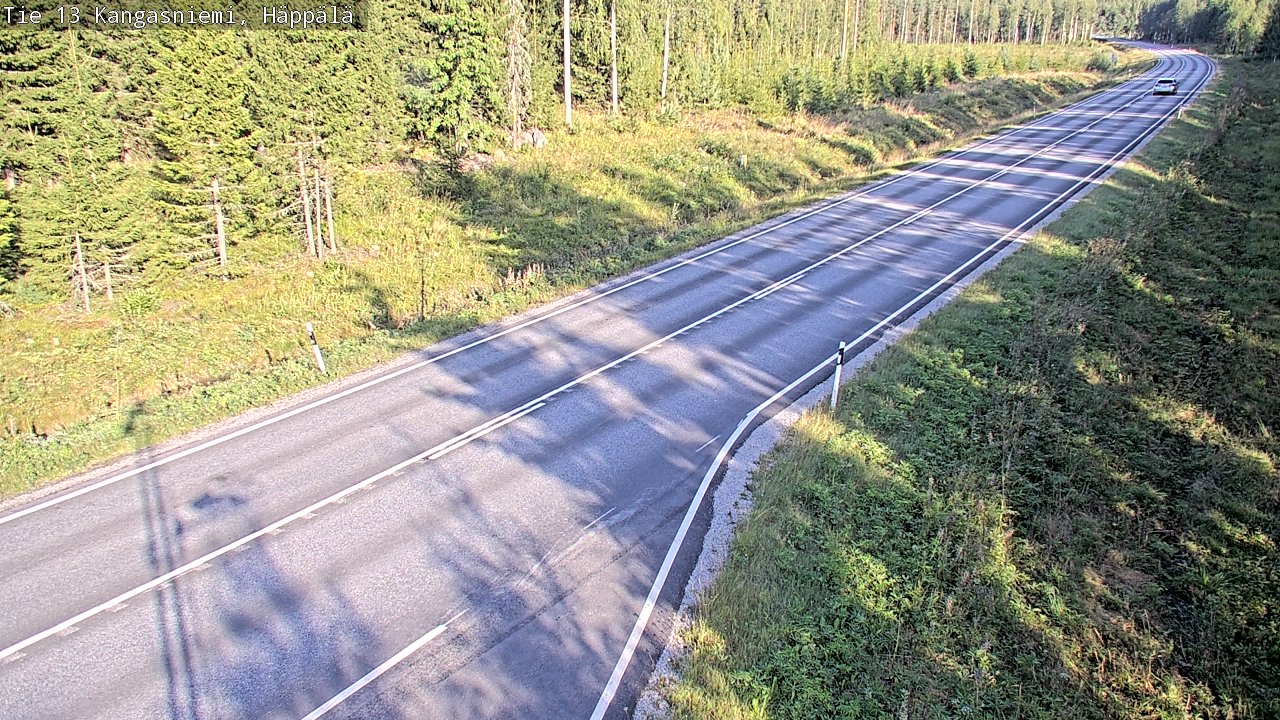 Weather Camera Image Road 13 Kangasniemi, Häppälä, Kangasniemi, Etelä-Savo