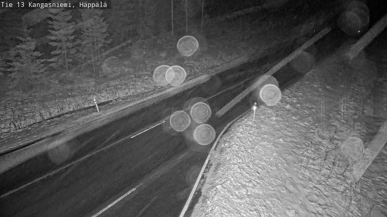 Weather Camera Image Väg 13 Kangasniemi, Häppälä, Kangasniemi, Etelä-Savo