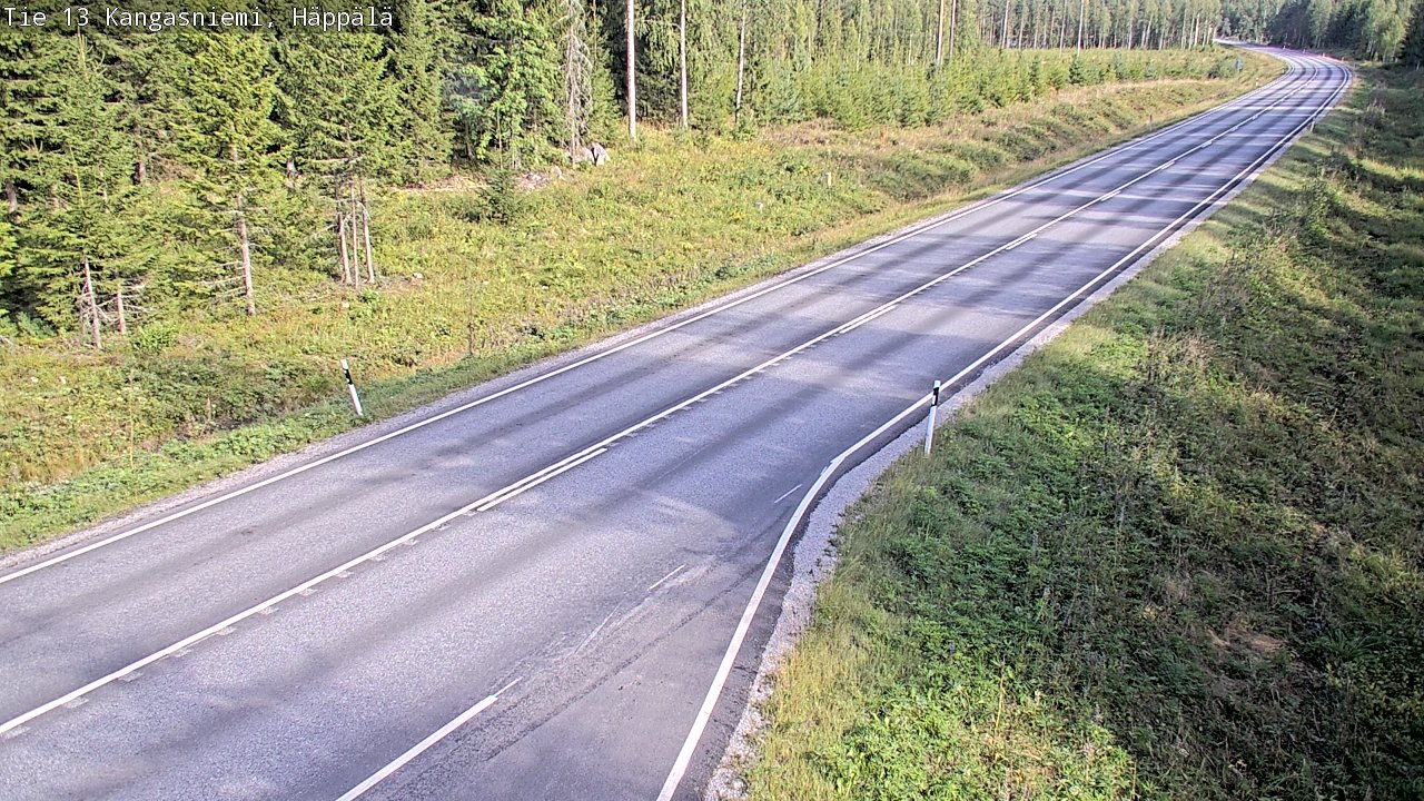 Weather Camera Image Road 13 Kangasniemi, Häppälä, Kangasniemi, Etelä-Savo