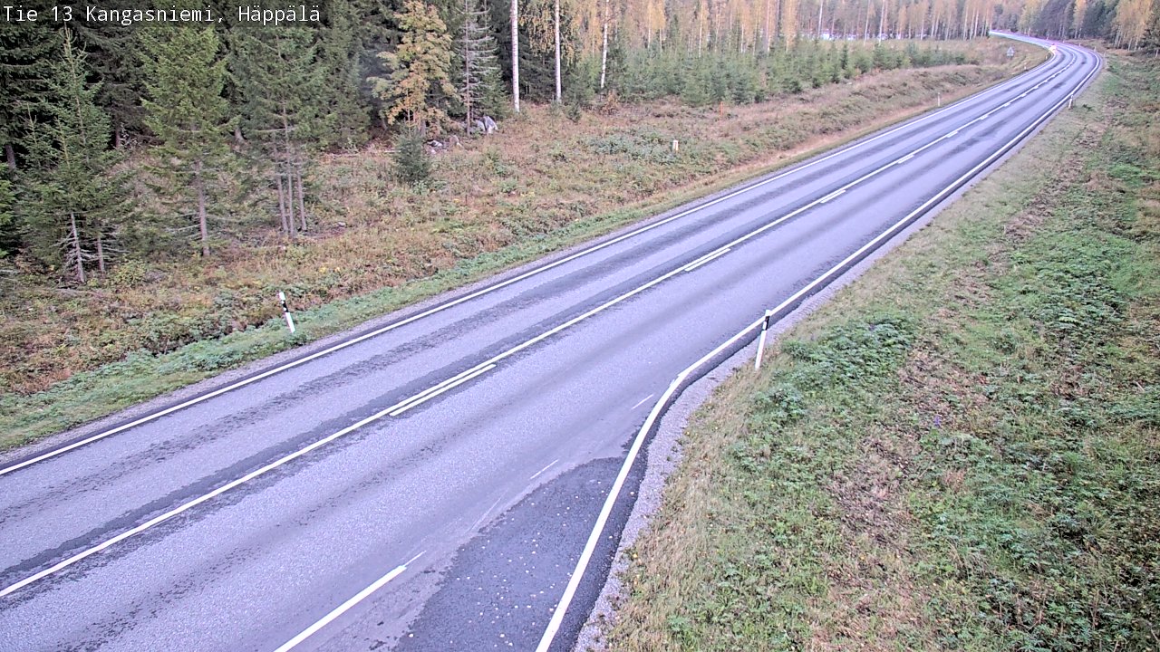 Weather Camera Image Road 13 Kangasniemi, Häppälä, Kangasniemi, Etelä-Savo