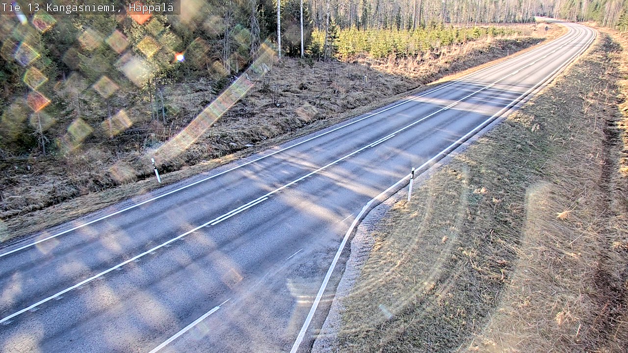 Weather Camera Image Road 13 Kangasniemi, Häppälä, Kangasniemi, Etelä-Savo