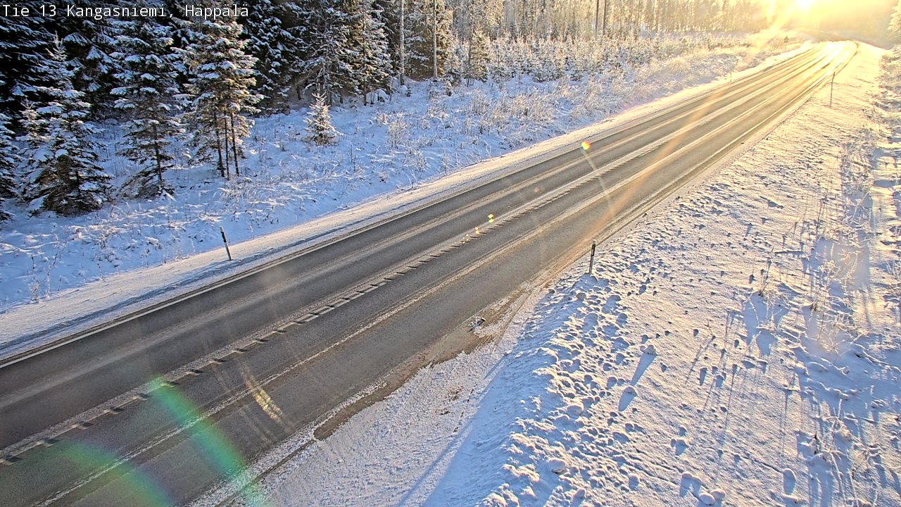Weather Camera Image Road 13 Kangasniemi, Häppälä, Kangasniemi, Etelä-Savo