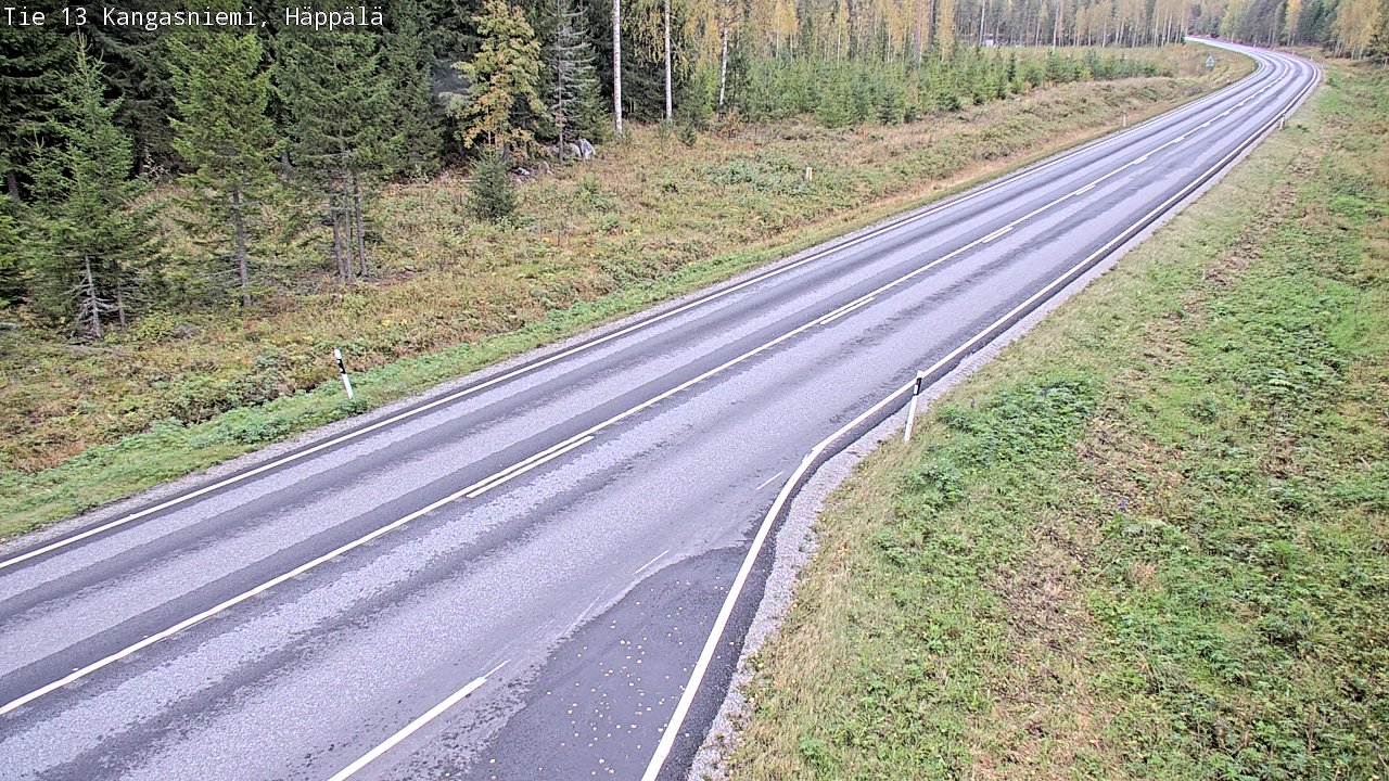 Weather Camera Image Road 13 Kangasniemi, Häppälä, Kangasniemi, Etelä-Savo