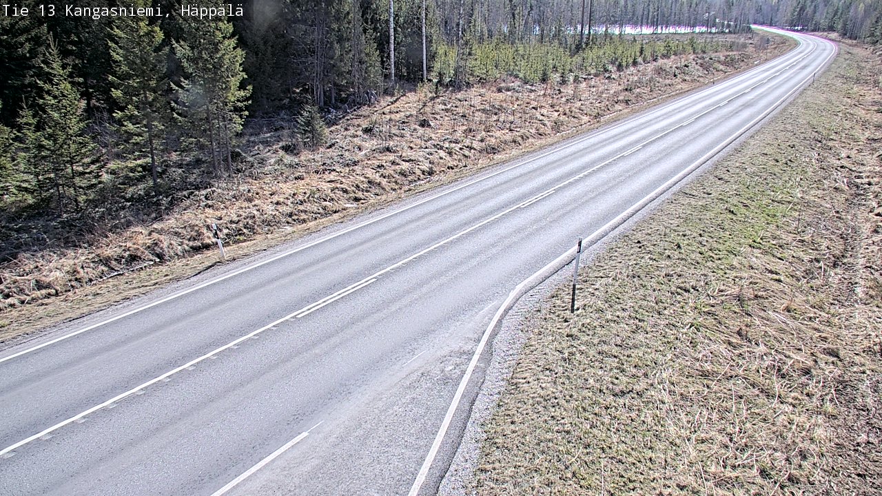 Weather Camera Image Road 13 Kangasniemi, Häppälä, Kangasniemi, Etelä-Savo